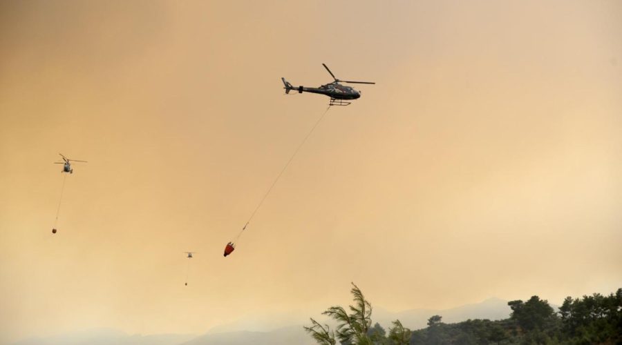 Orman yangınlarıyla mücadele sürüyor