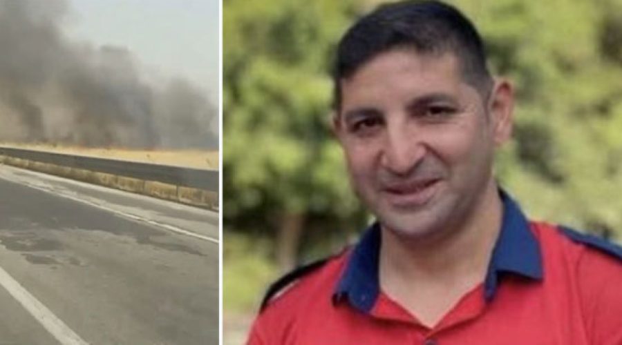 Yangına koşan itfaiye eri yürekleri yaktı!