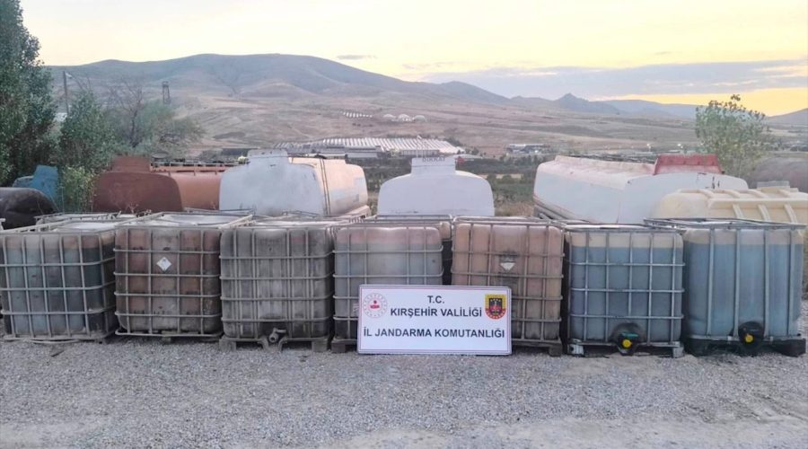 Kırşehir’de kaçak akaryakıt operasyonu: 29 bin litre akaryakıt ele geçirildi