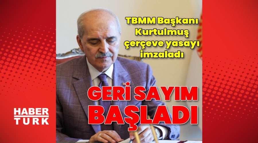 Kurtulmuş’tan süreç yasa teklifine imza