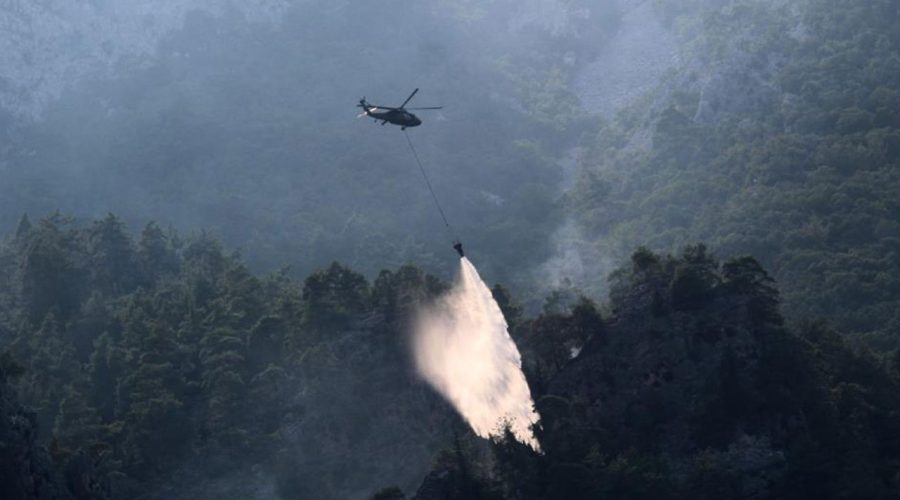 Çanakkale’de orman yangını çıktı!
