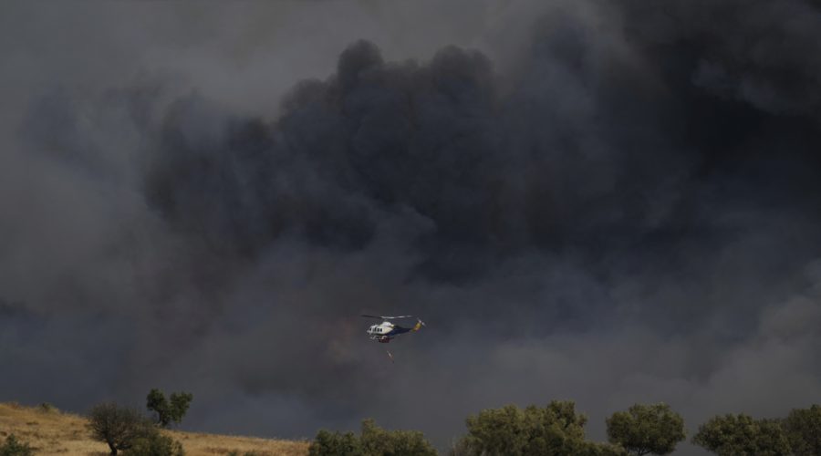 Yunanistan’da iki helikopter çarpıştı